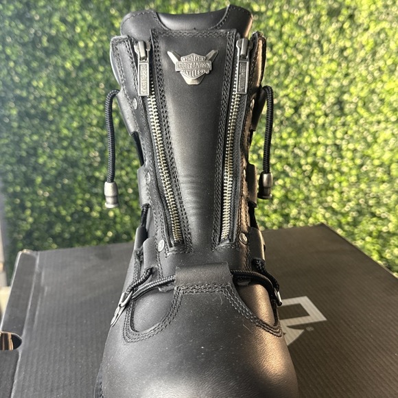 Harley-Davidson Men's Brake Light Black 6.25-Inch Motorcycle Boots Men's Size 13 - Picture 10 of 14